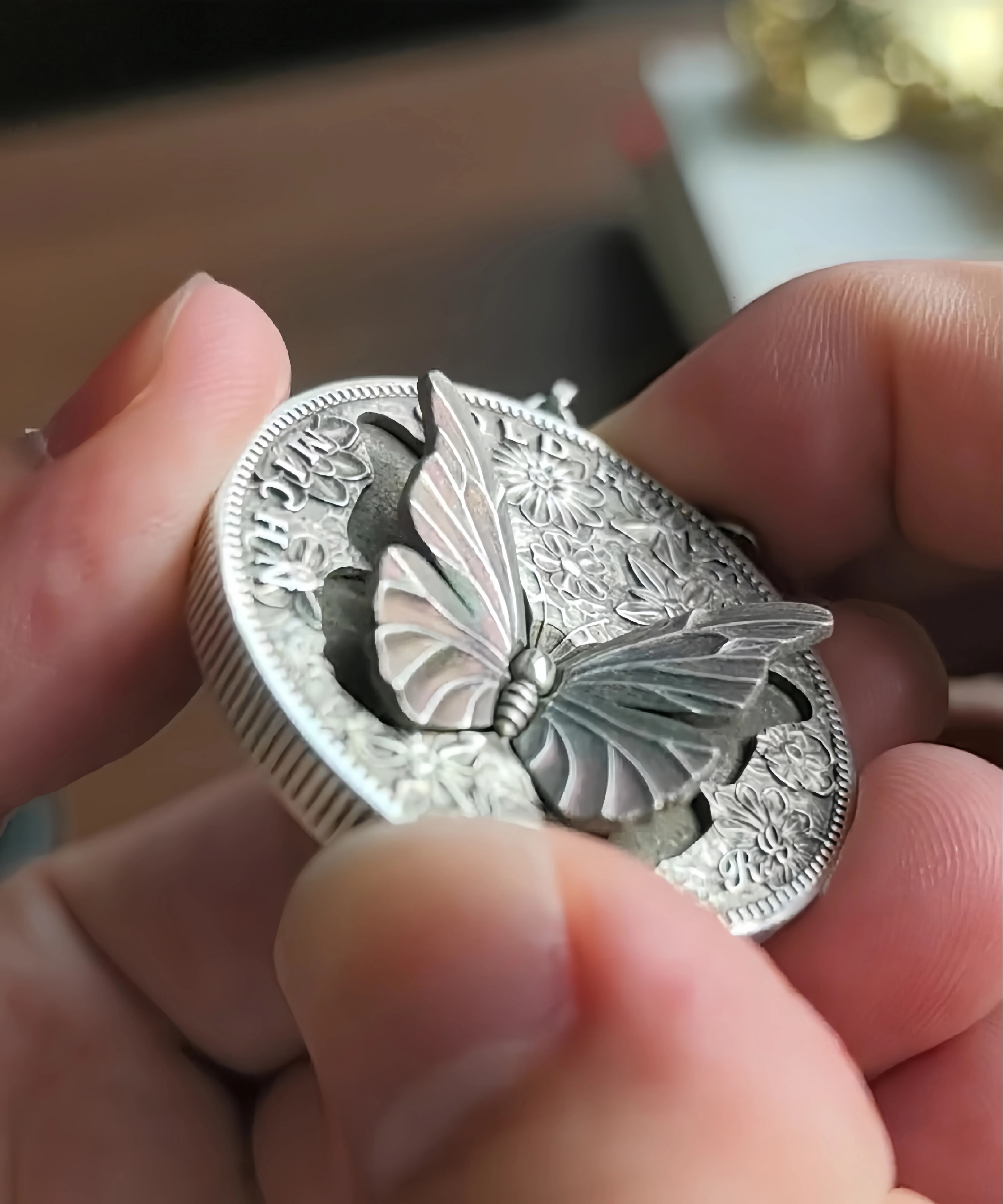 Movable Butterfly Decorative Pendant